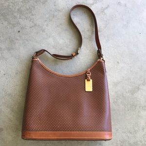 Vintage Dooney & Bourke Cabrio Tan Leather Bag